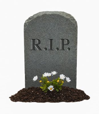 RIP tombstone