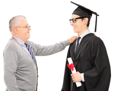 proud parent and graduate